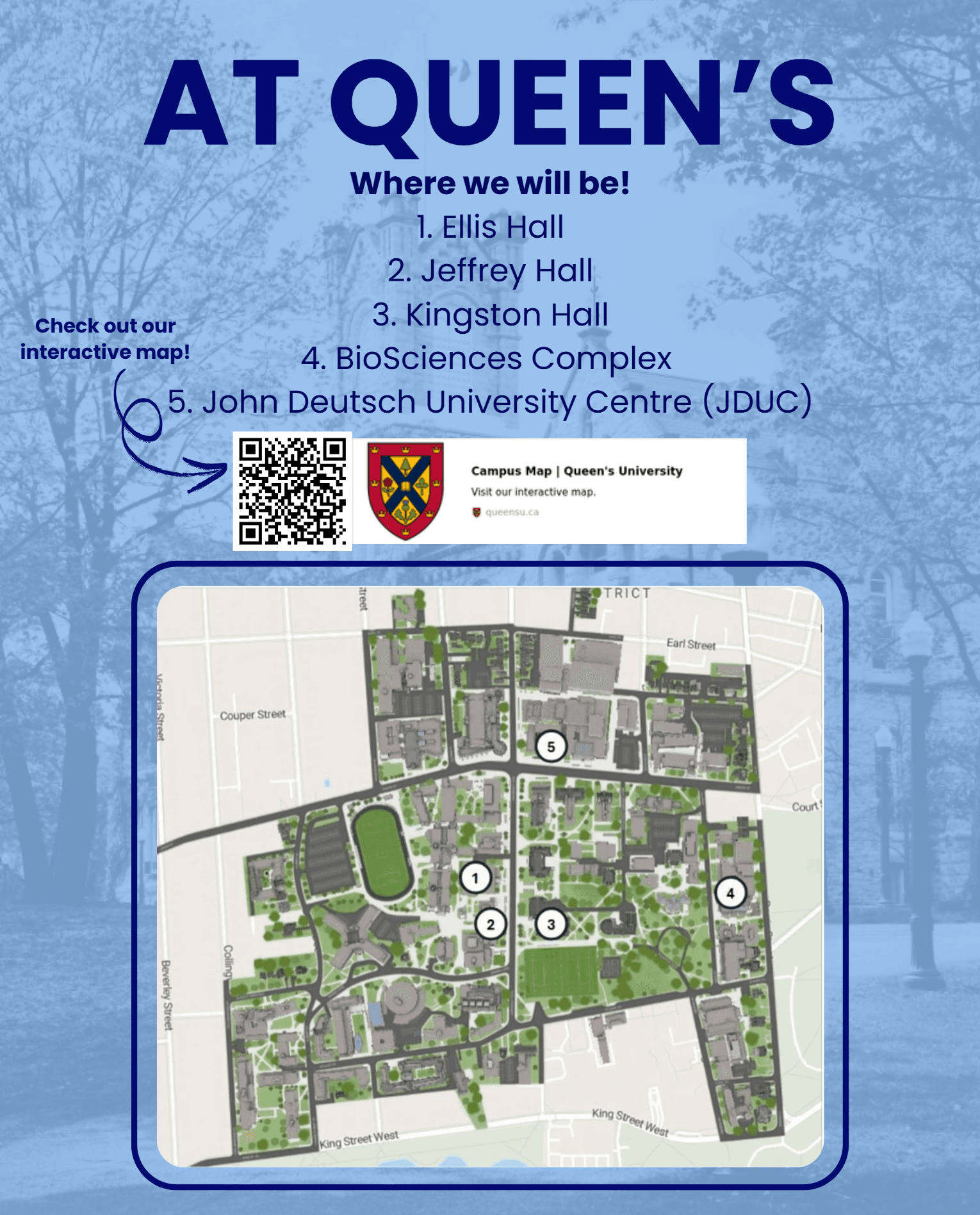 Queen's University Campus Map